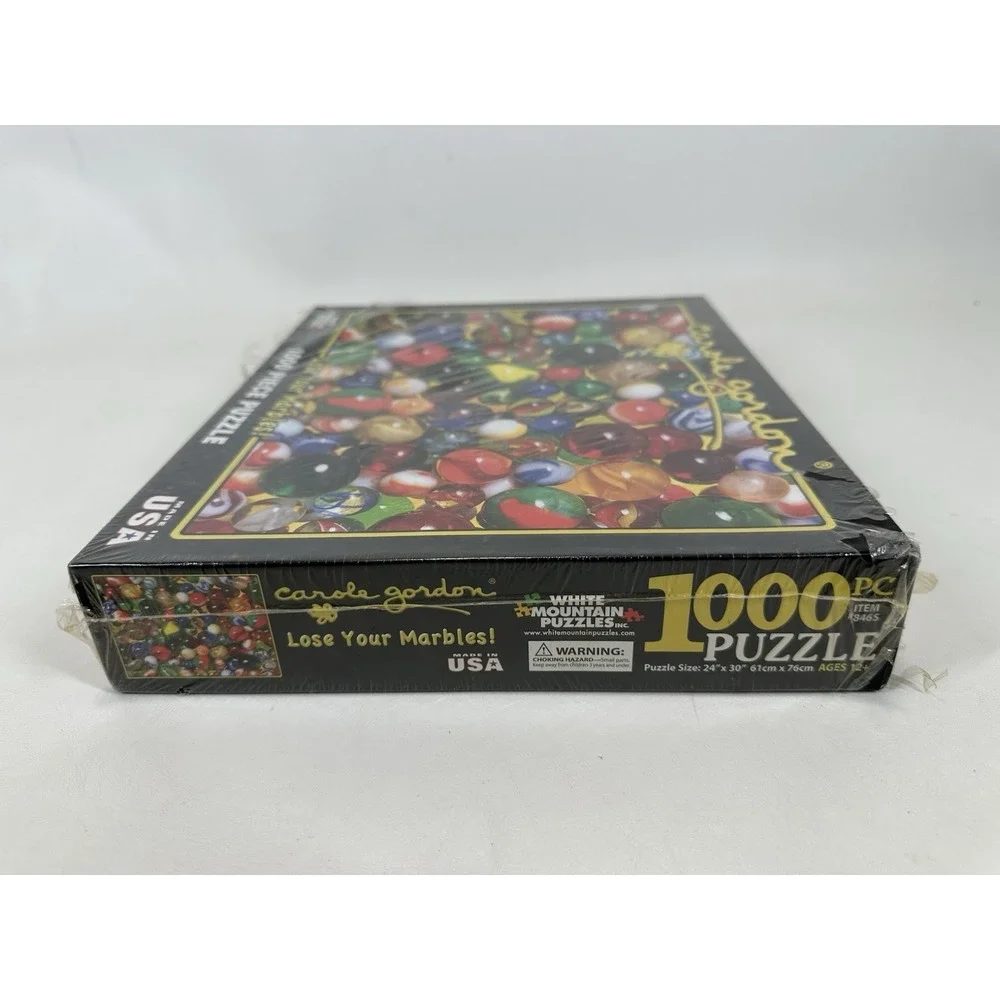 White Mountain Lose‎ Your Marbles 1000 Piece Puzzle Carole Gordon 24